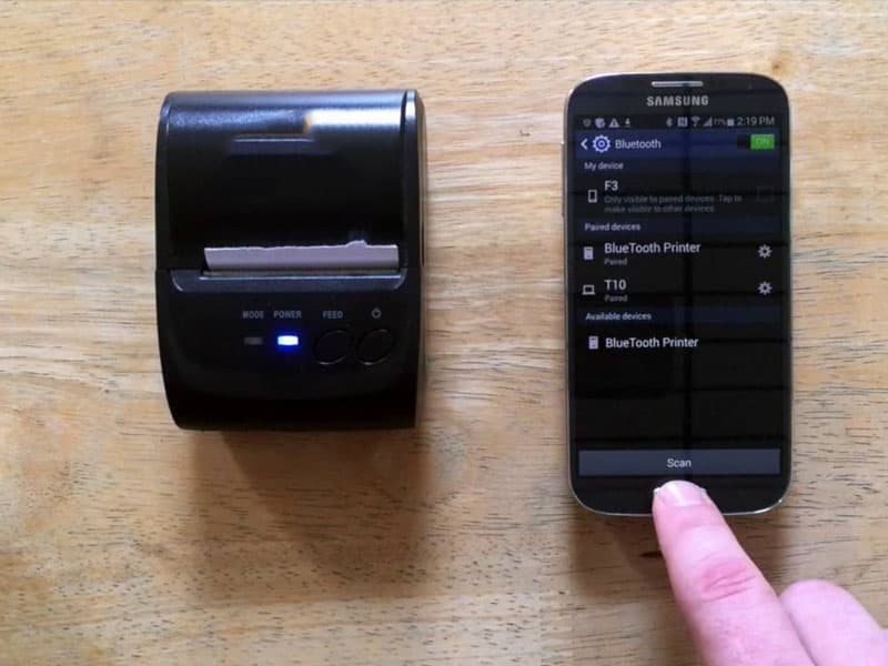 BLUETOOTH ENABLE PRINTER APPLICATIONS